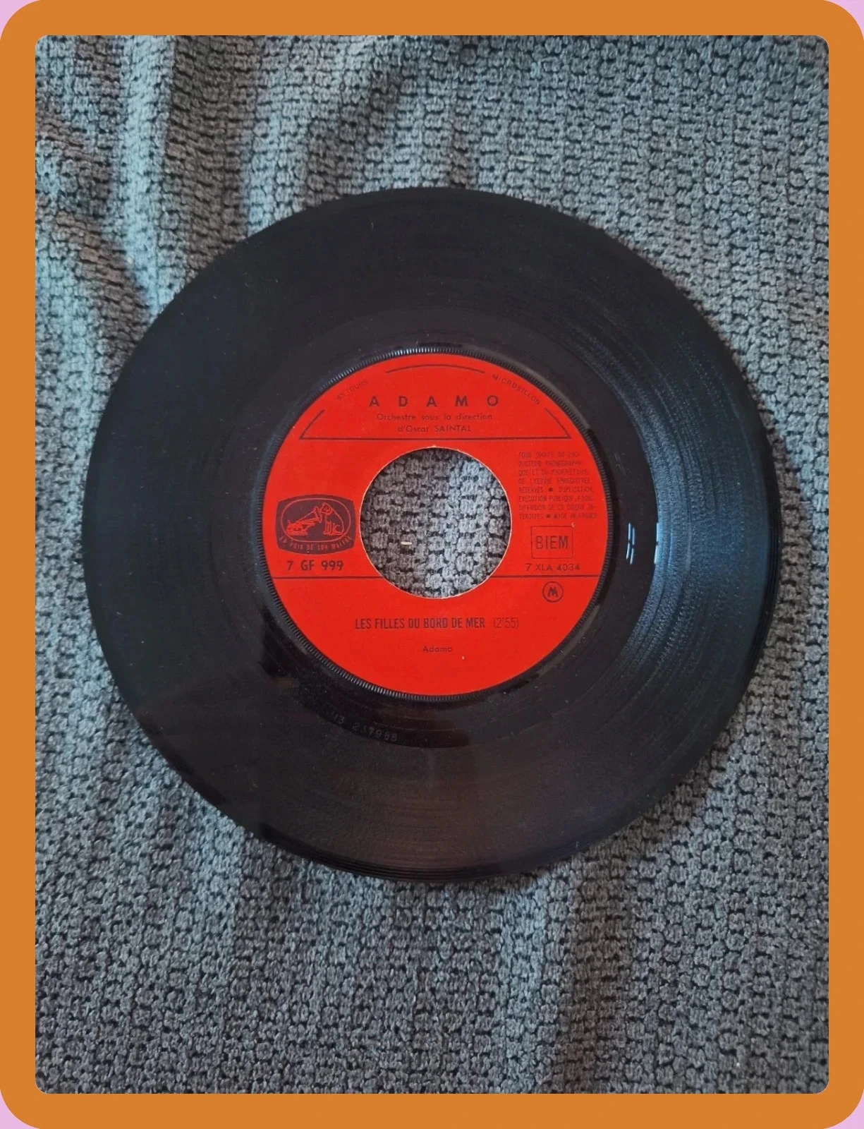 Vinyle Adamo Les Filles du bord de mer – photo 3
